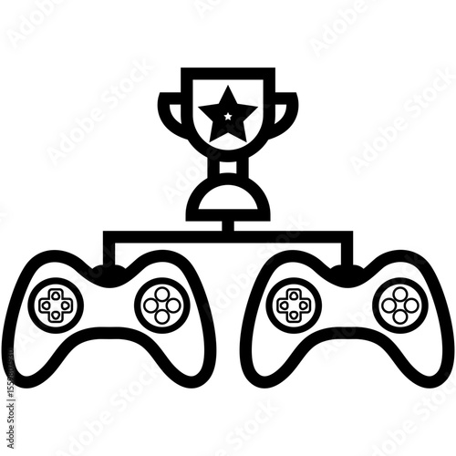E Sport Line Icon
