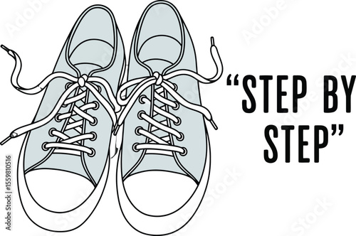 Light blue canvas sneakers with white laces and text footwear shoes