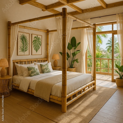 Balinese Inspired Living Room