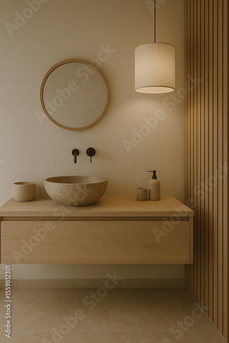 Japandi Style Bathroom