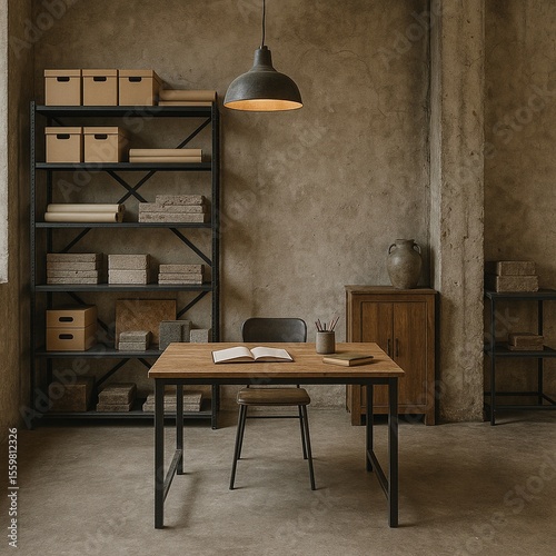 Industrial Workspace Interior