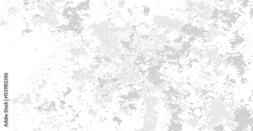 Subtle grey paint splatters on a clean white background create a mottled and textured surface, perfect for abstract designs and adding visual interest to digital projects and artistic presentations