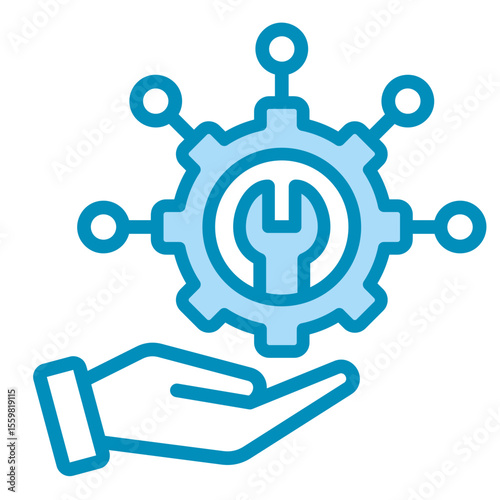 Service Provider  Icon Element For Design
