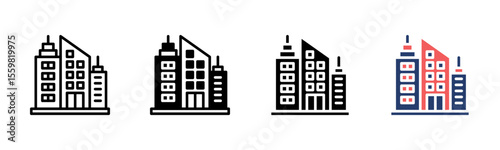 Enterprise icon sheet multiple style collection