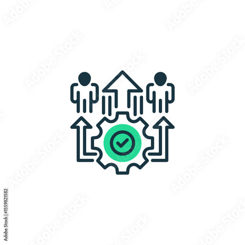 Skill Development line icon. Universal creative premium symbol. Vector sign icon logo template. Vector illustration