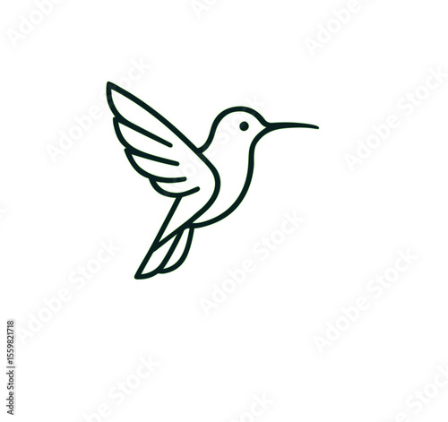 "Aetherwing – A Silhouette Icon of Grace, Momentum, and Delicate Precision"