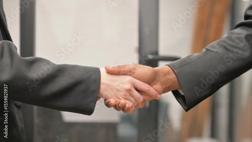 Close up of Handshake by Business People