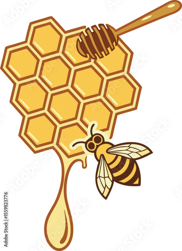 Honeycomb and Bee Minimal Design

