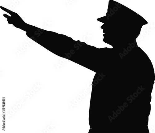 
shadowSilhouette of a businessman with a hat, a vector illustration of a person in shadow