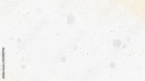 Minimalist White Grunge Texture with Speckled Stains. Vintage Aesthetic Background