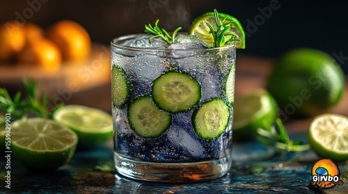 Refreshing Cucumber and Lime Infusion: A Zesty Beverage for Summertime Relaxation