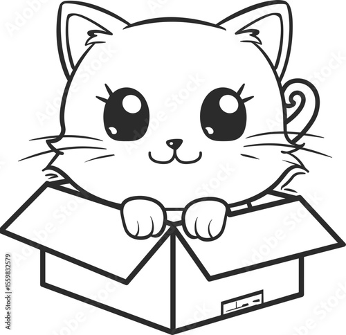 고양이 색칠놀이
