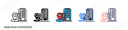 Location multiple icon