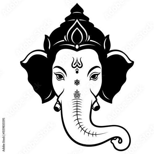 GANPATI BAPPA VECTOR DESIGN 5