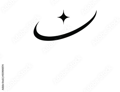 Spark Trail Icon – Symbol of Momentum and Creative Launch