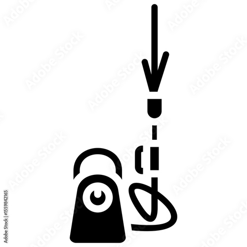 pressure washing glyph icon