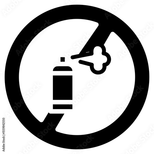 graffiti removal glyph icon