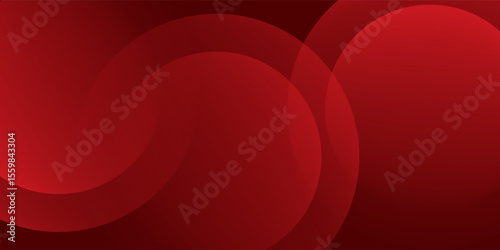 Red abstract background. Dynamic shapes composition. Eps10 vector