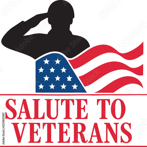 Veterans Day Tribute Silhouette 