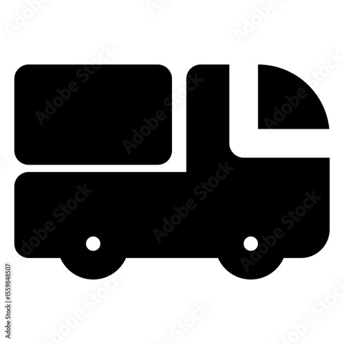 shipping and delivery solid icon