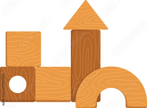 Wooden Building Blocks Toy

