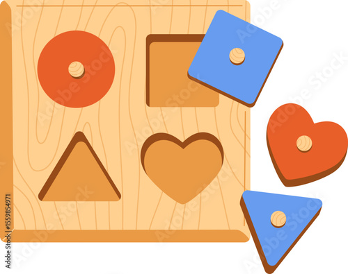 Wooden Shape Sorting Toy

