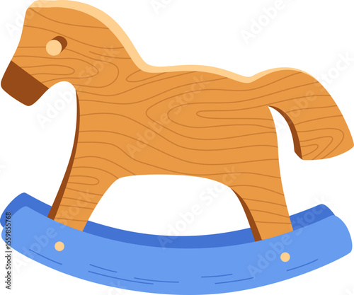 Wooden Rocking Horse Toy

