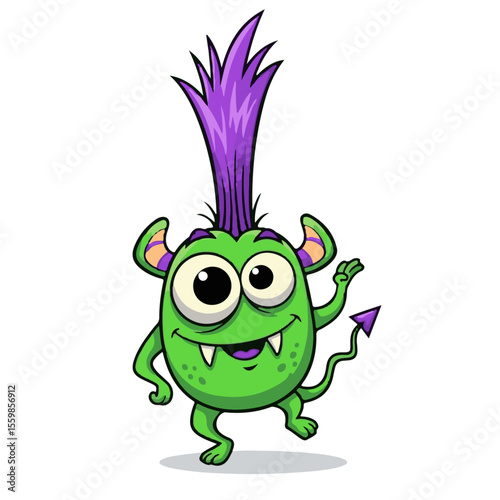 A vibrant and playful collection of diverse cartoon monsters, featuring cheerful expressions, unique colors, and charming details like mohawks, polka dots, and expressive eyes.


