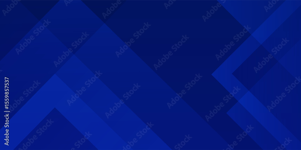 Obraz premium Abstract blue background with glowing geometric lines. Modern blue gradient square shape design.