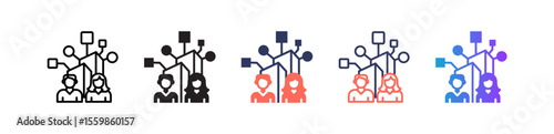 Organization multiple icon