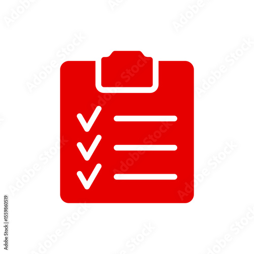Order form vector illustration. Checklist for time, icon. logo