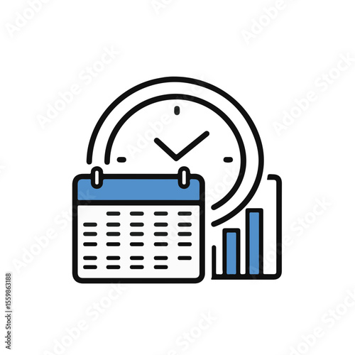 Time management, schedule, planning, and progress tracking.