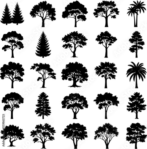 Tree Silhouettes Variety Pack