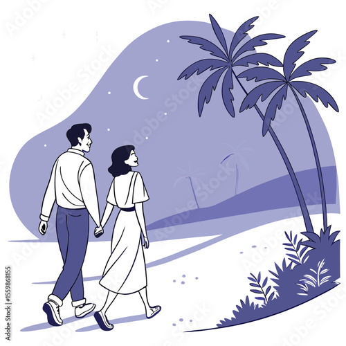 couple on the beach