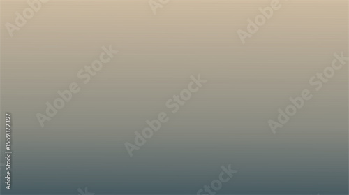 A tiny black speck floats in a vast gradient sky, fading from warm desert sand to cool ocean blue—silent, still, endless.
