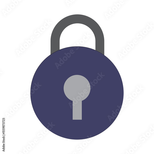 vector lock icon illustration
