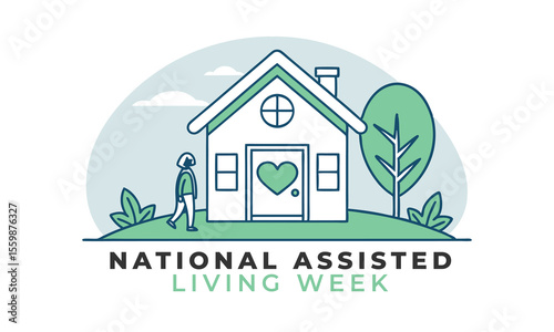 National Assisted Living Week.  Assisted Living concept Design.