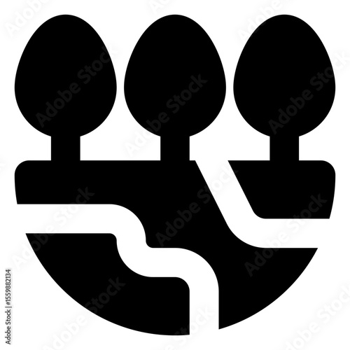 nature and ecology solid icon