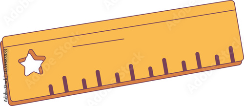 Ruler illustration, perfect for design graphic needs