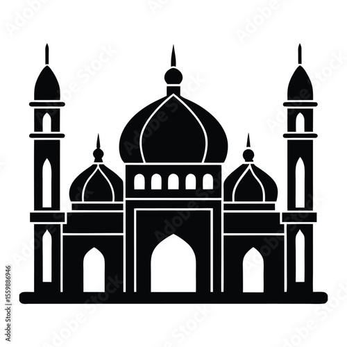 Majestic Mosque Architecture Islamic Building Design