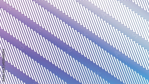 Purple and blue stripes zigzag line pattern background for modern abstract design and visual texture