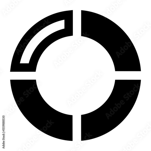 Circular Progress Indicator Loading Icon Design Element