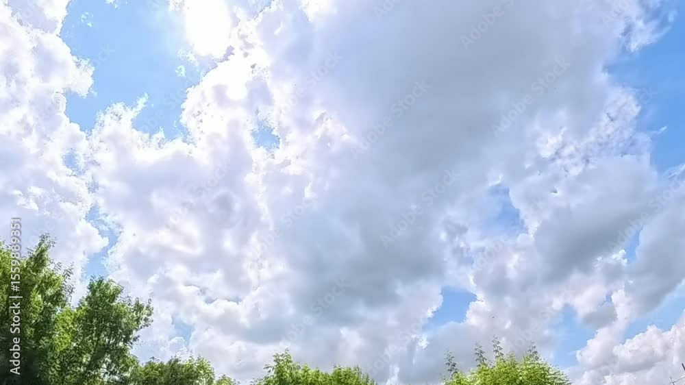 sky timelapse summer on the farm