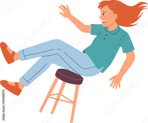 Person Falling Down