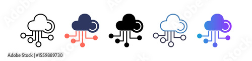 Big Data multiple icon