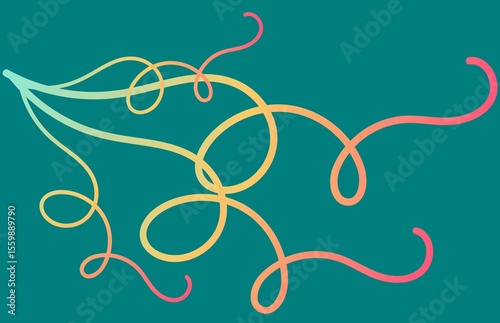 Green background with lines 