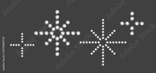 Jewel Rhinestone Sparkle Element