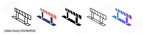 Hurdles multiple icon