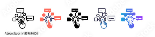 Interaction multiple icon