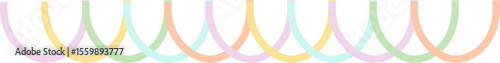 abstract colorful lines header footer
